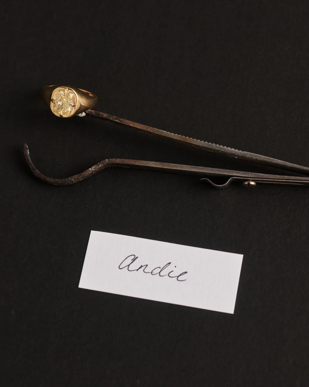 Andie Yellow Cushion Diamond Engagement Ring - Image 5