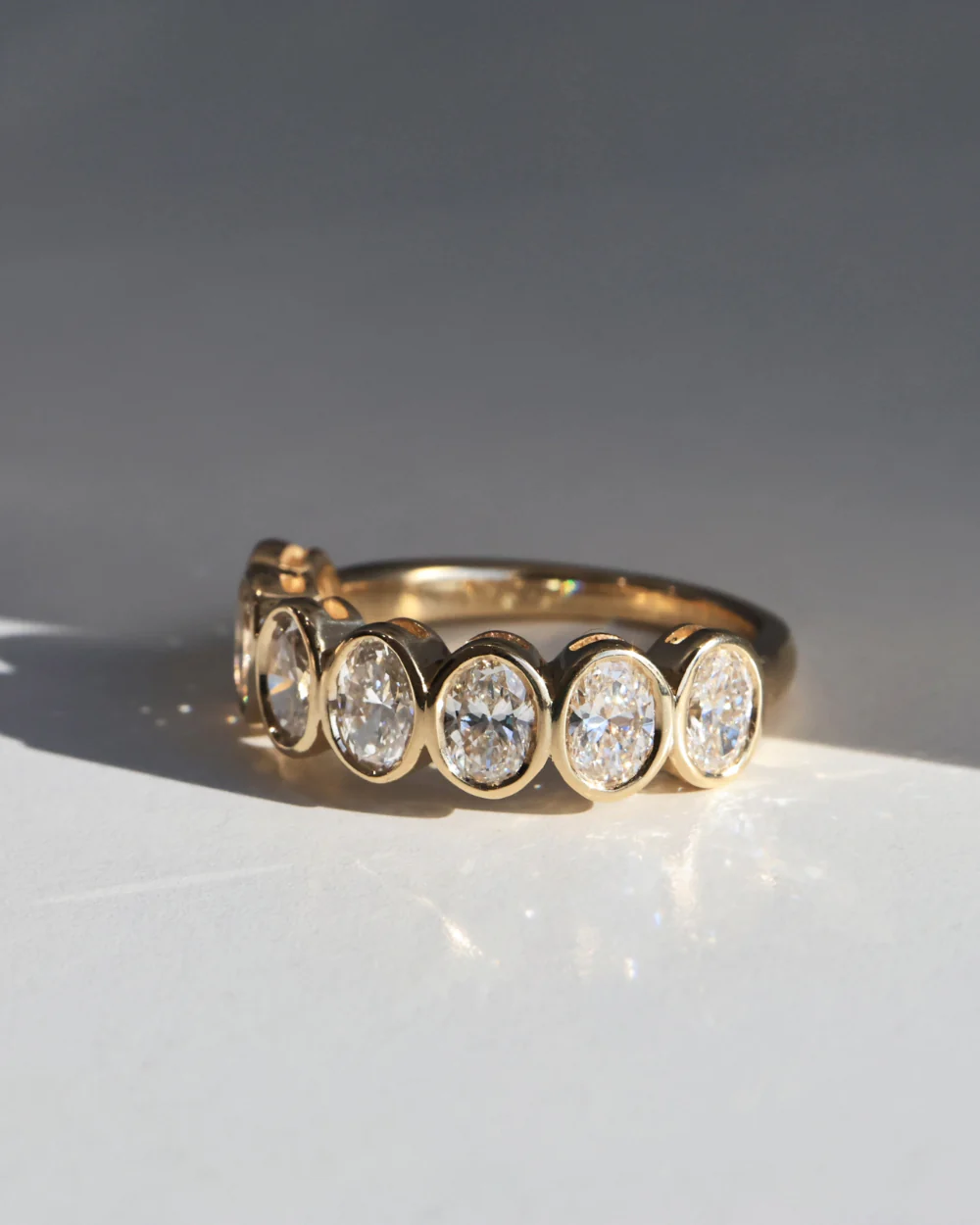 Arissa Oval Bezel Diamond Ring - Image 19