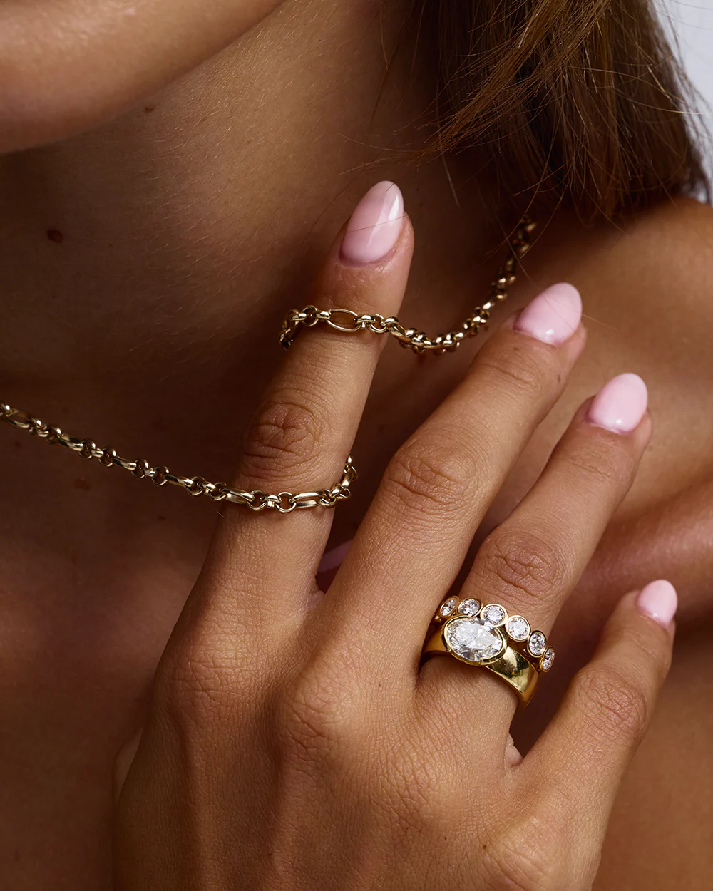 Arissa Round Bezel Diamond Ring - Image 16