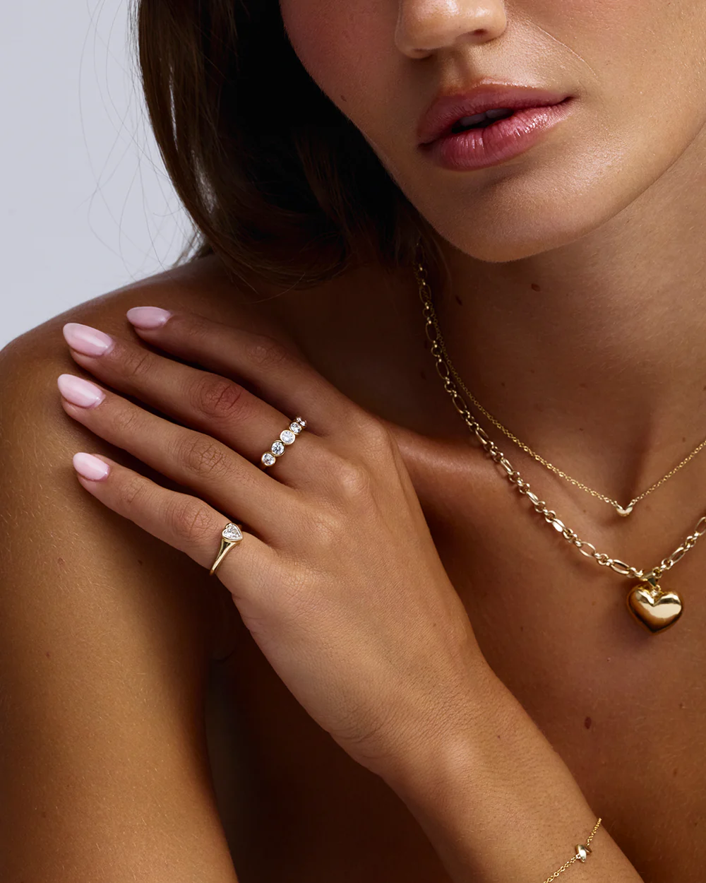Arissa Round Bezel Diamond Ring - Image 3