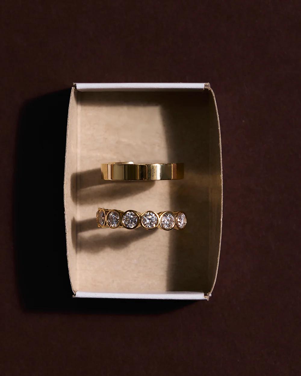 Arissa Round Bezel Diamond Ring - Image 4