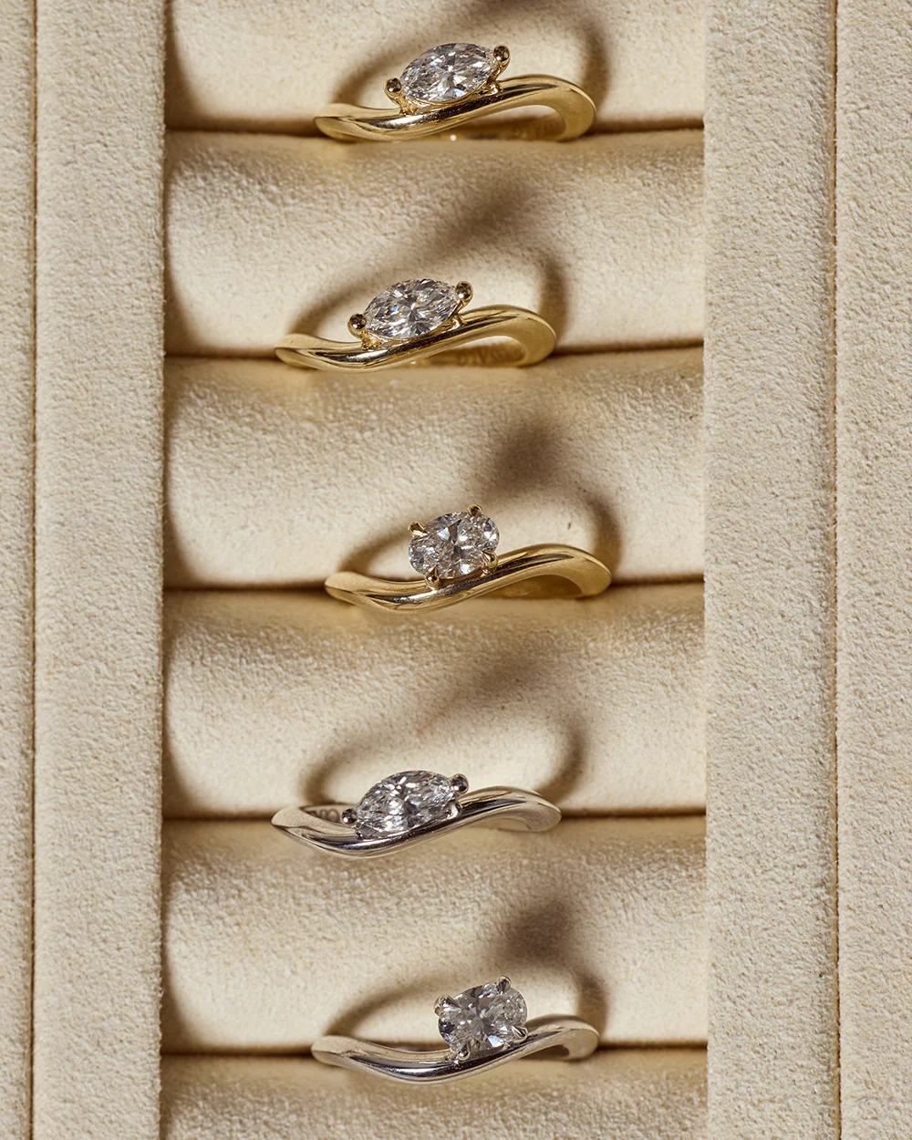 Astra Marquise Natural Diamond Pinky Ring - Image 24