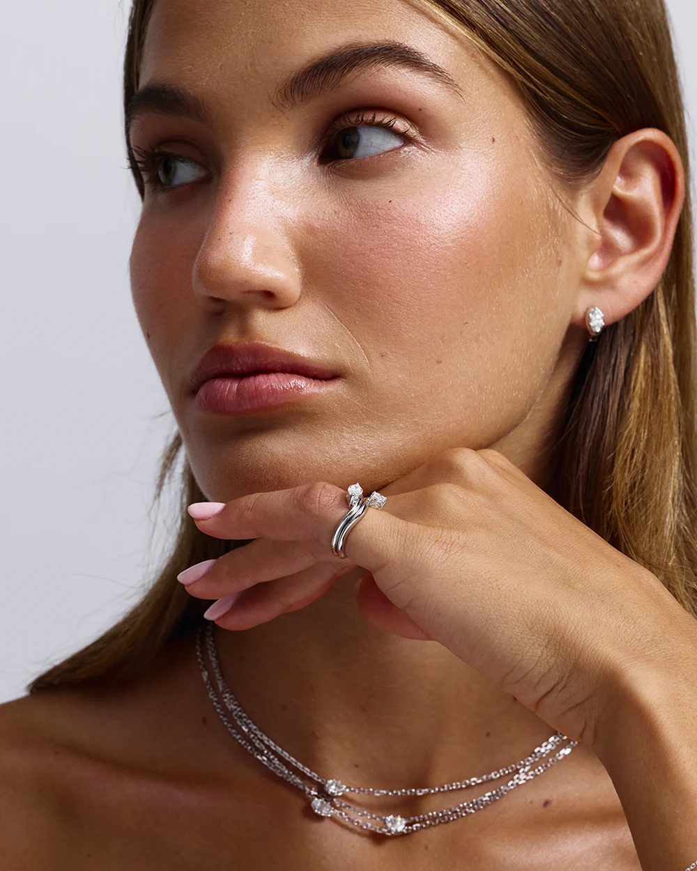 Astra Marquise Natural Diamond Pinky Ring - Image 23