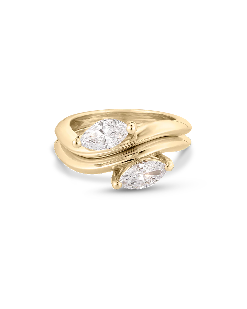 Astra Marquise Natural Diamond Pinky Ring - Image 15
