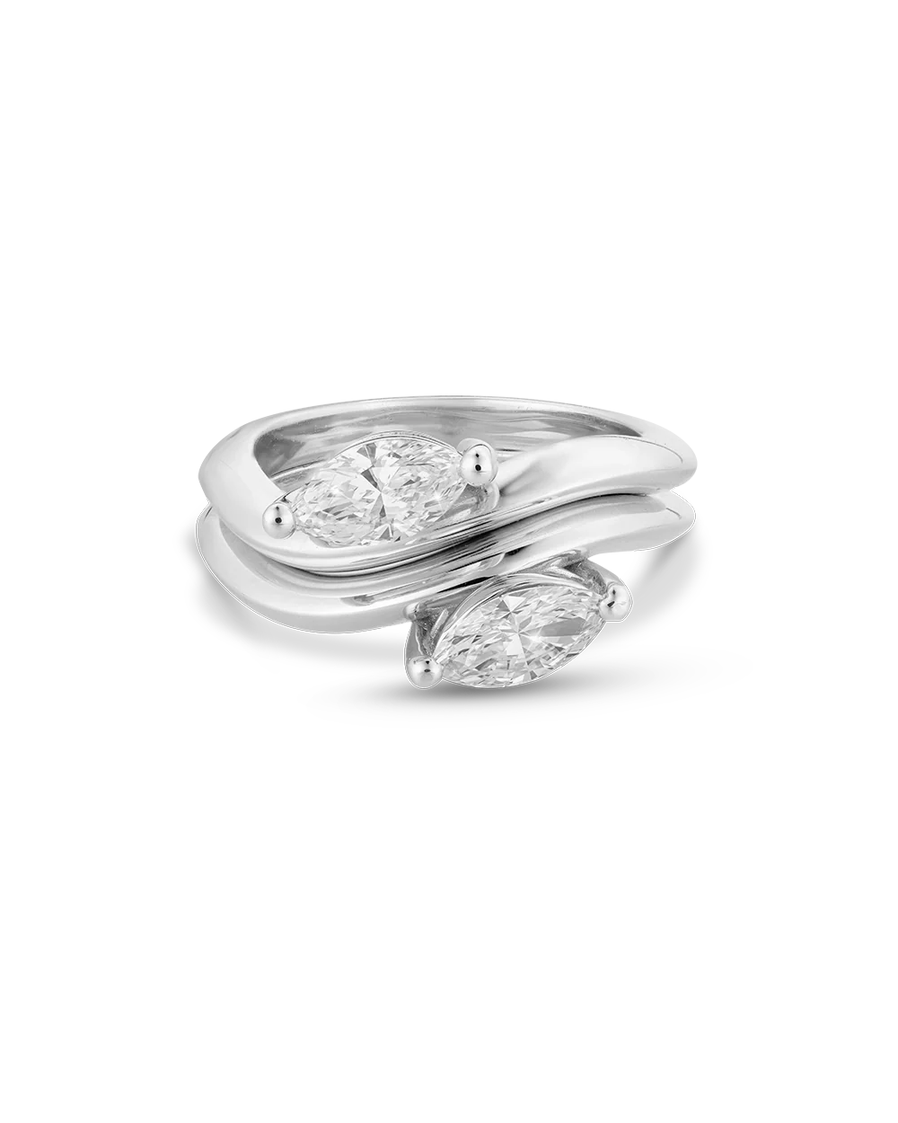 Astra Marquise Natural Diamond Pinky Ring - Image 16
