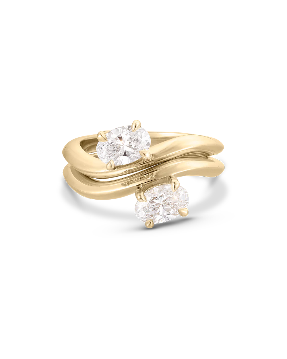 Astra Oval Natural Diamond Pinky Ring - Image 20
