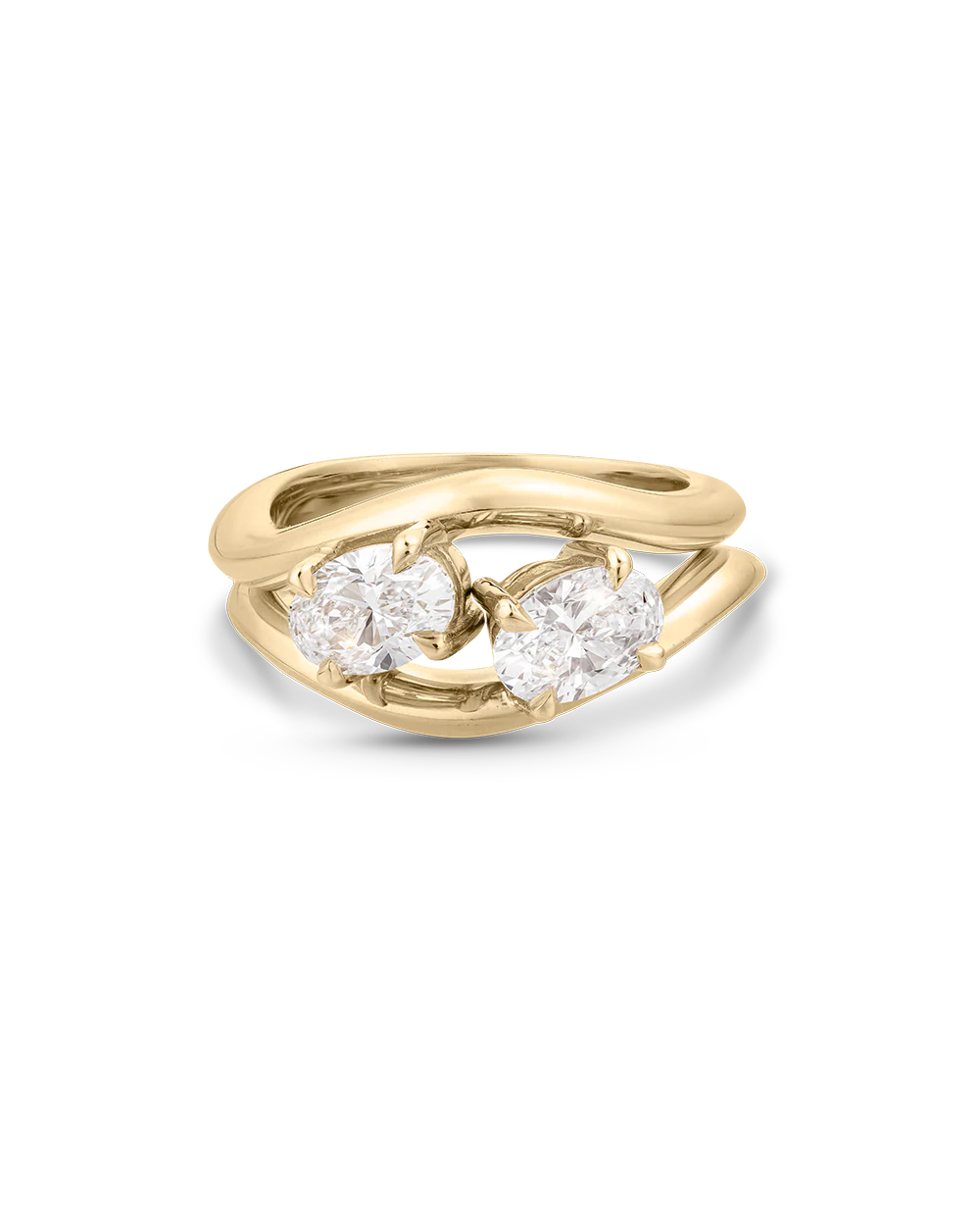 Astra Oval Natural Diamond Pinky Ring - Image 22