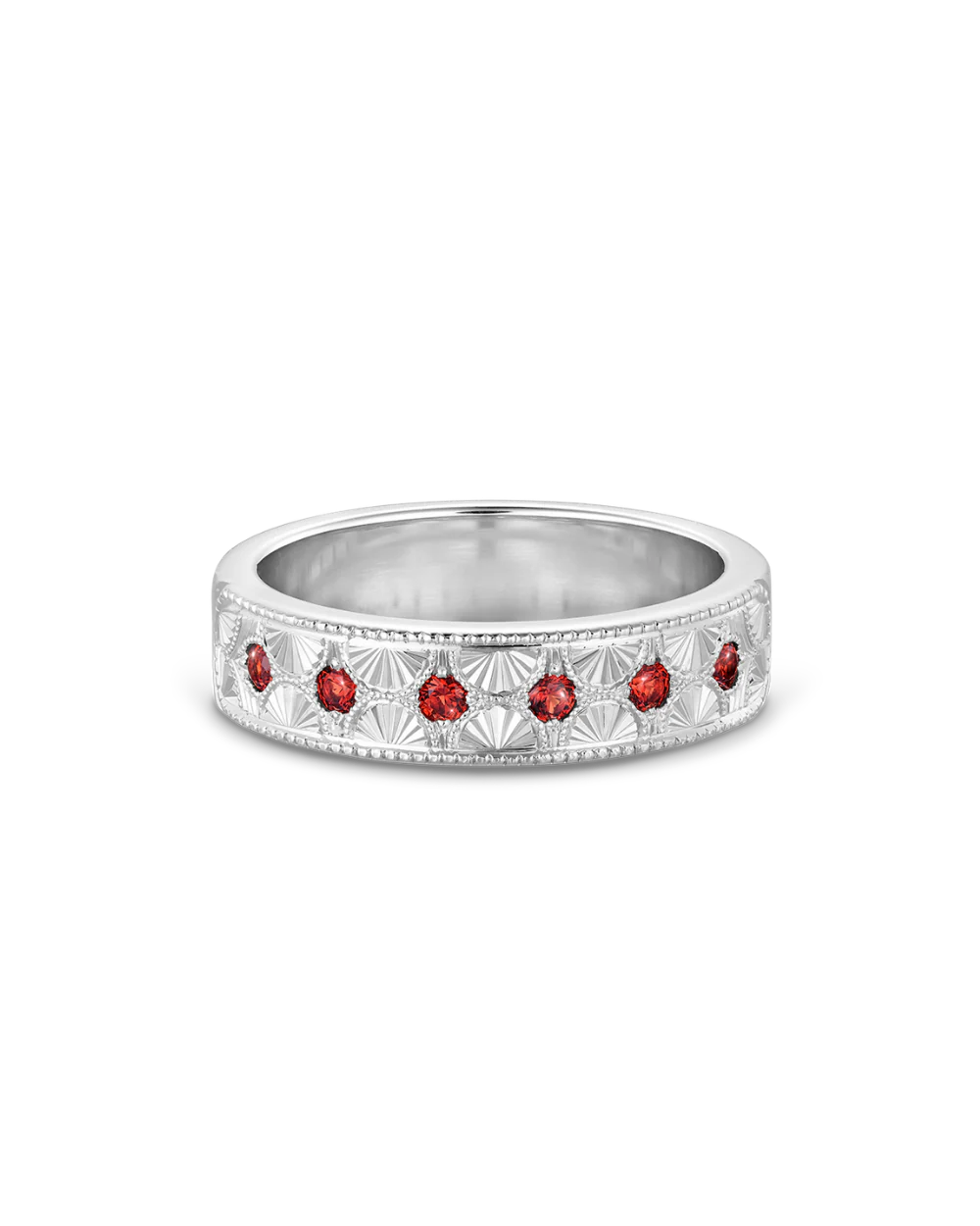 Beatrice Hand Engraved Band - Image 18