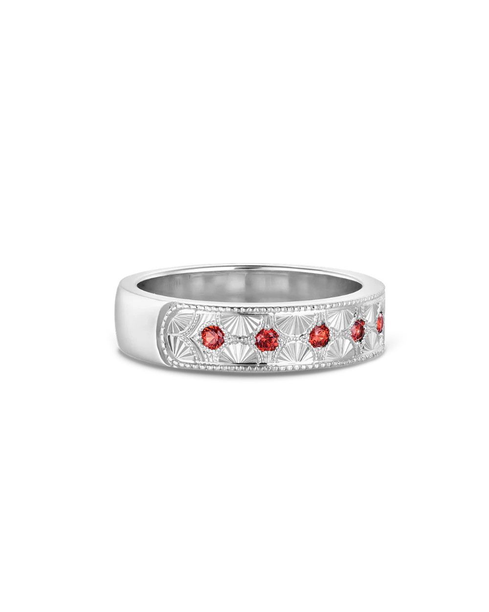 Beatrice Hand Engraved Band - Image 20