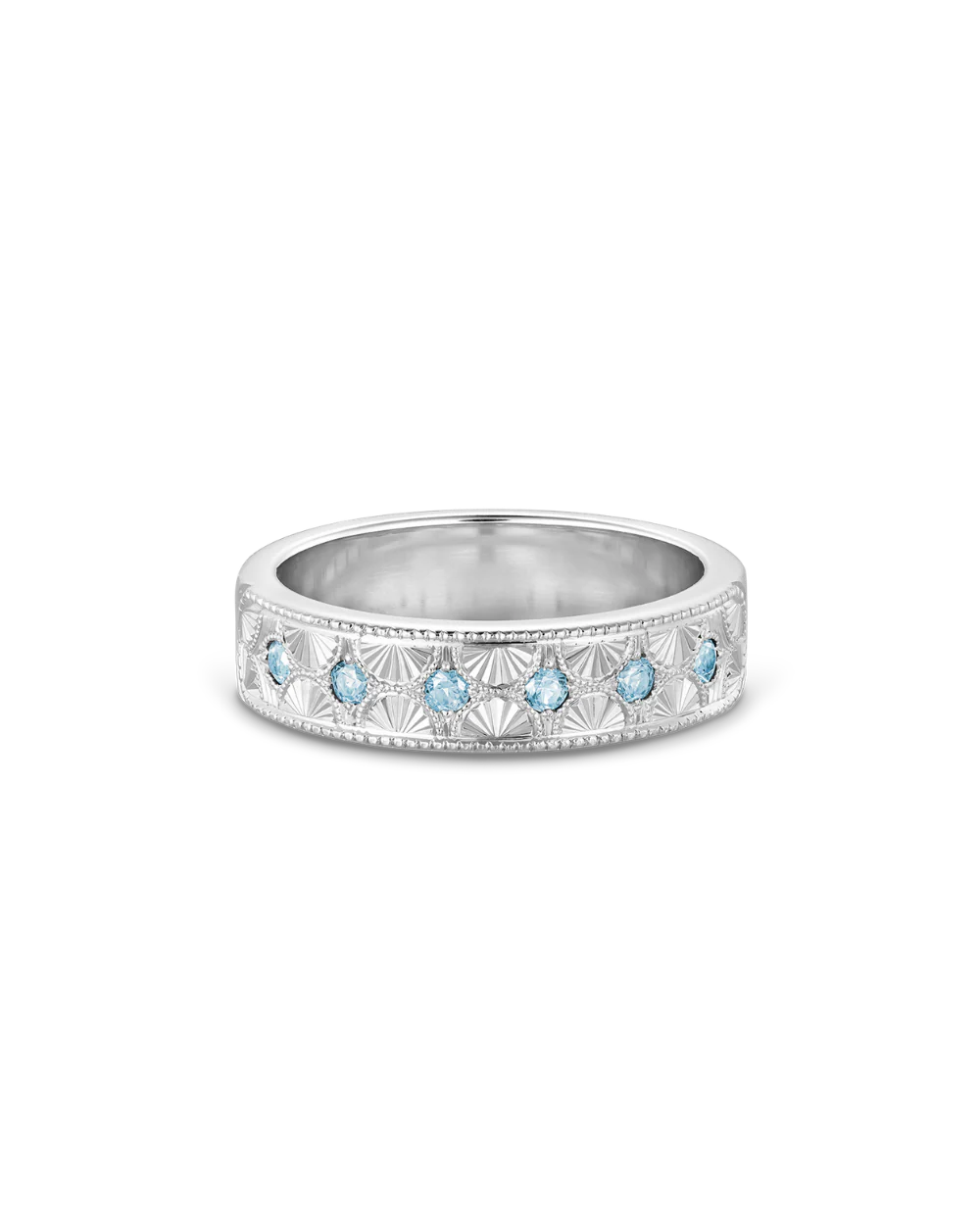 Beatrice Hand Engraved Band - Image 30