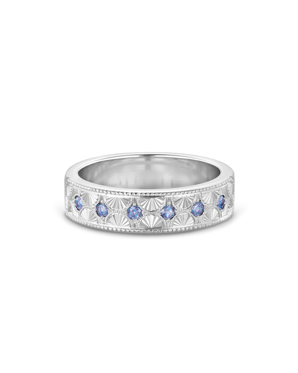 Beatrice Hand Engraved Band - Image 48