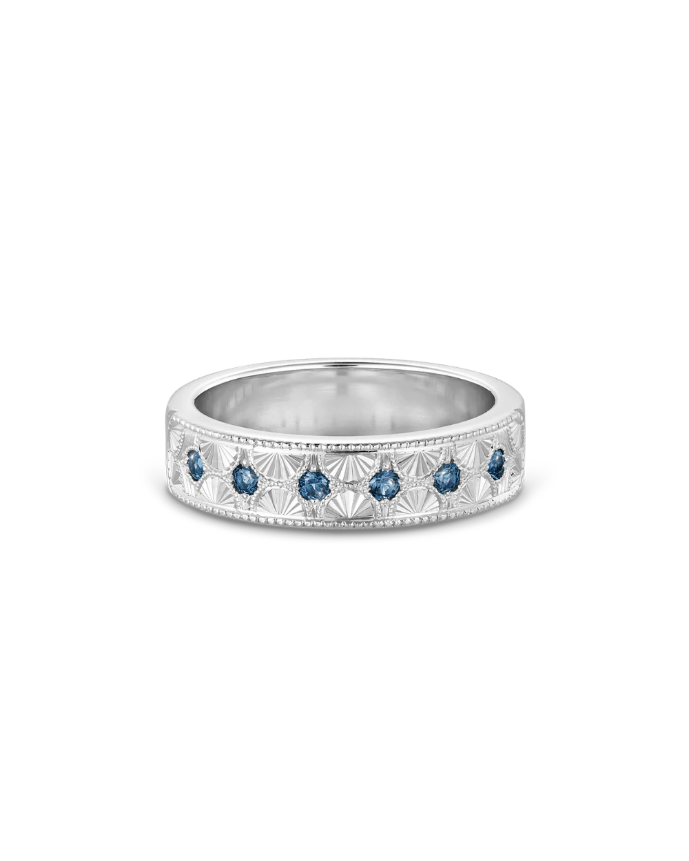 Beatrice Hand Engraved Band - Image 66