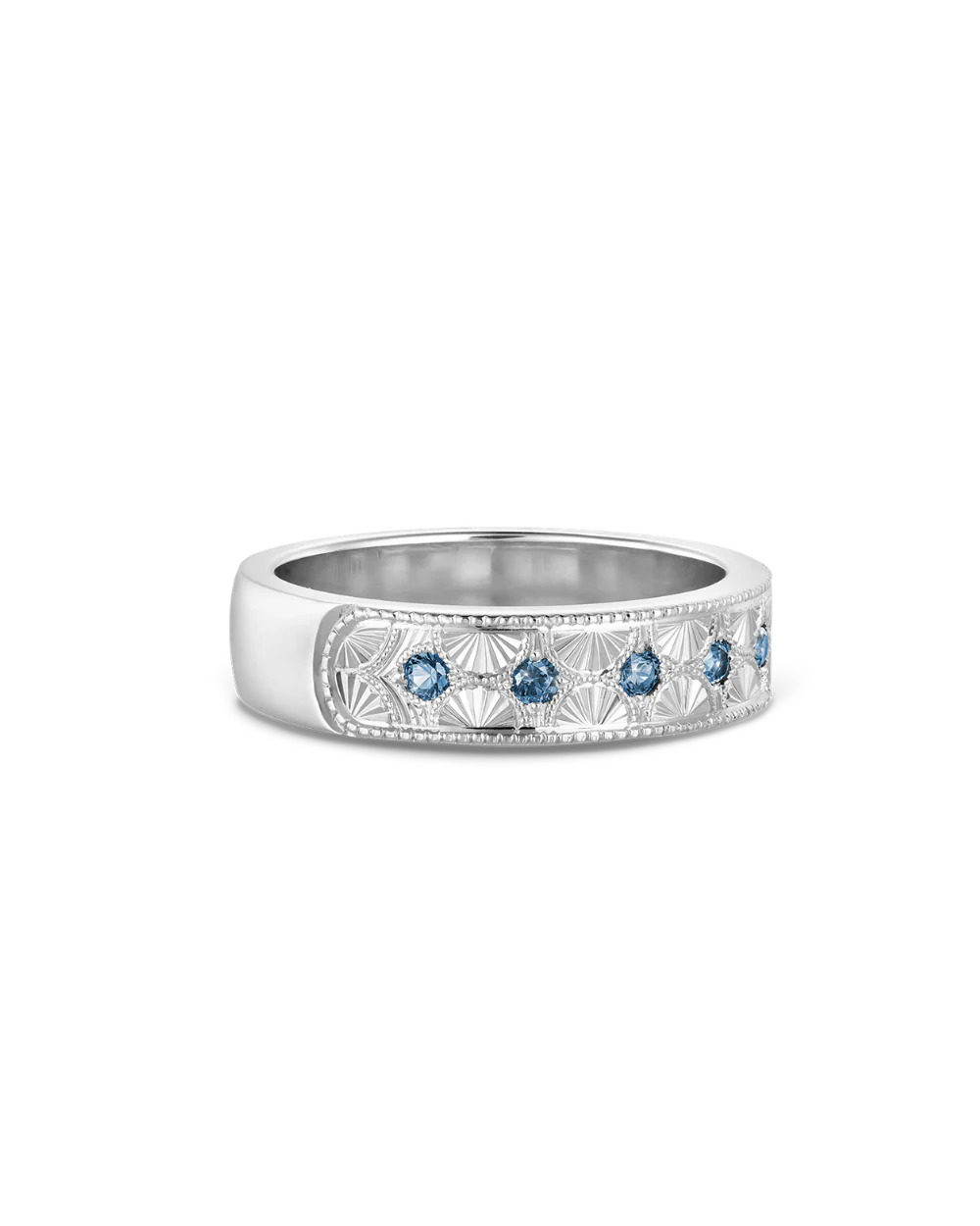 Beatrice Hand Engraved Band - Image 67