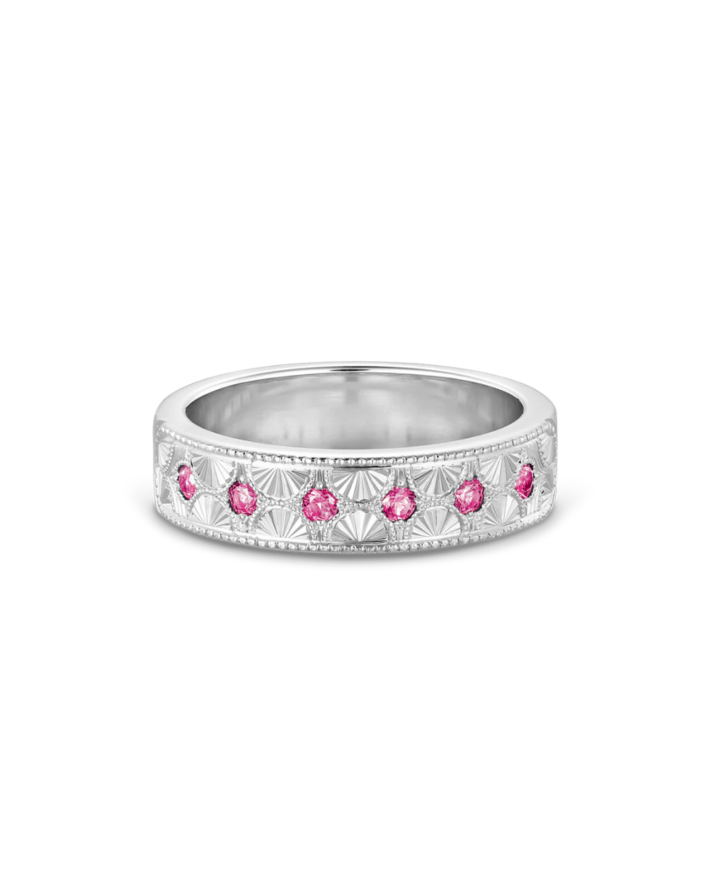 Beatrice Hand Engraved Band - Image 72