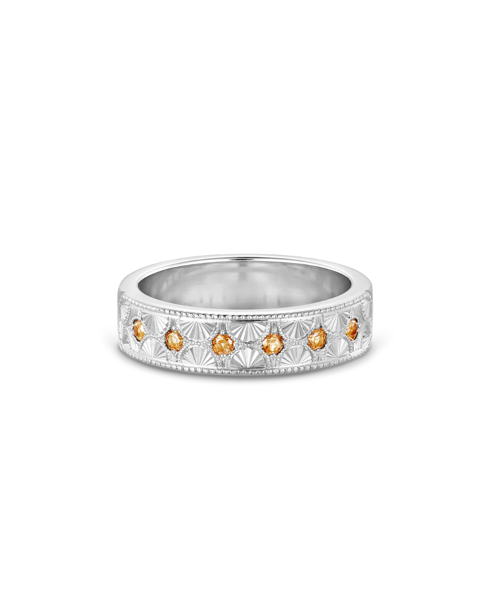 Beatrice Hand Engraved Band - Image 78