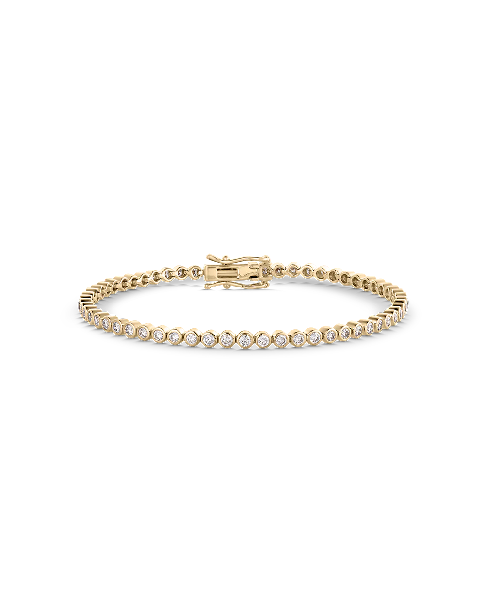 Bezel Tennis Bracelet