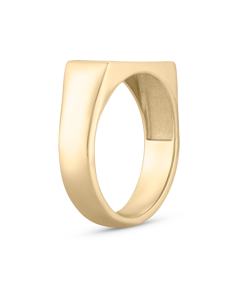 Bold Rectangular Signet Ring - Image 6