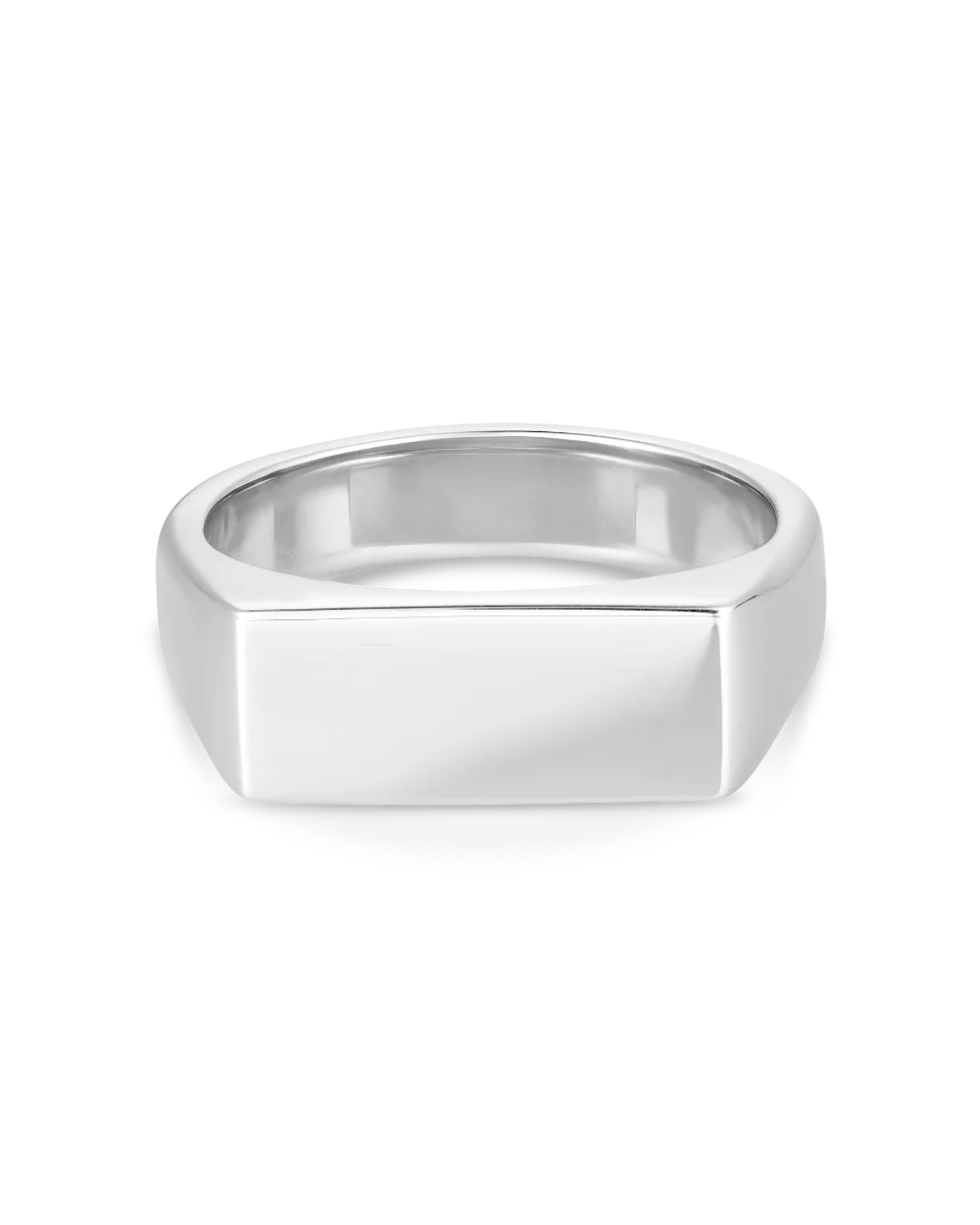 Bold Rectangular Signet Ring - Image 7