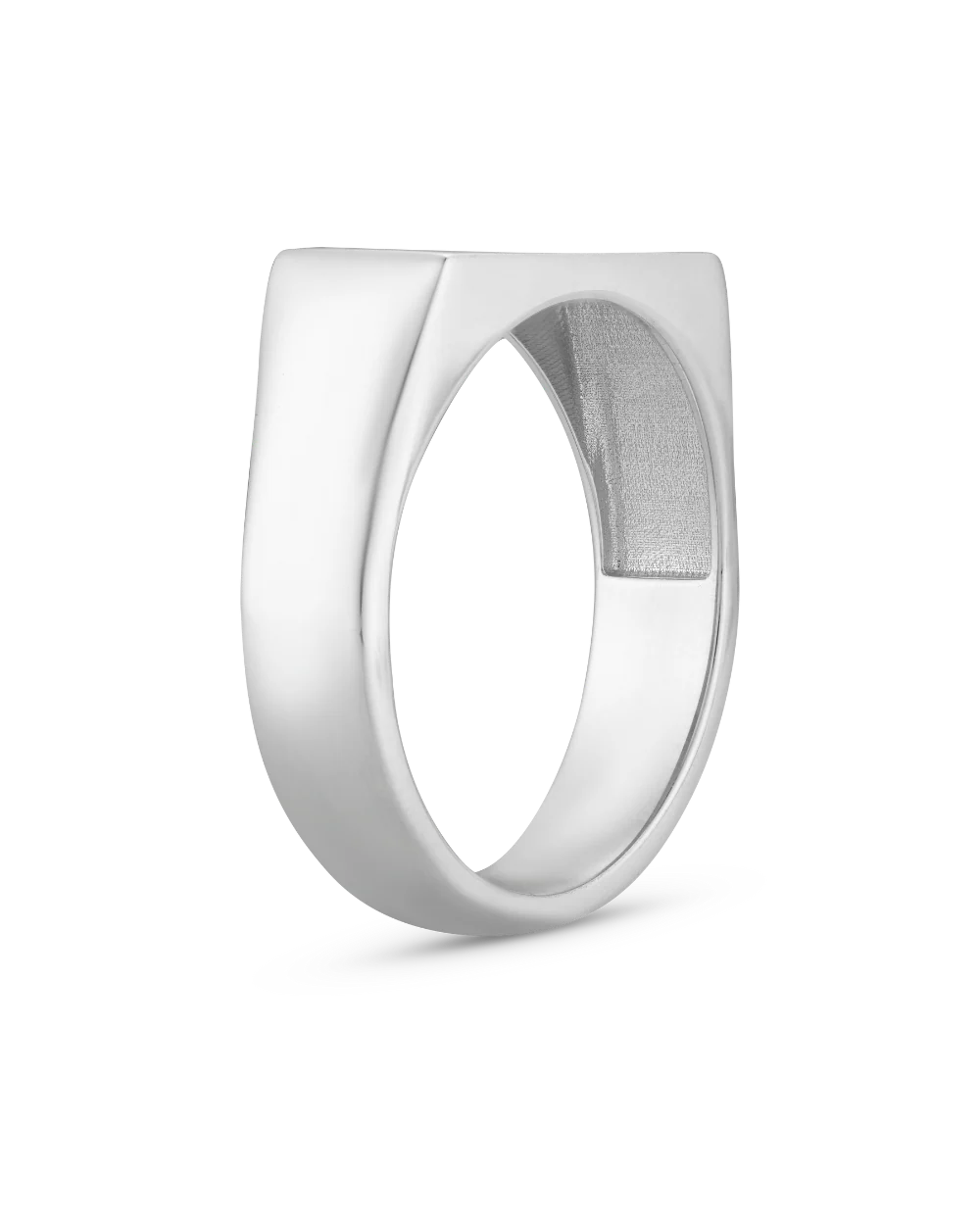 Bold Rectangular Signet Ring - Image 8
