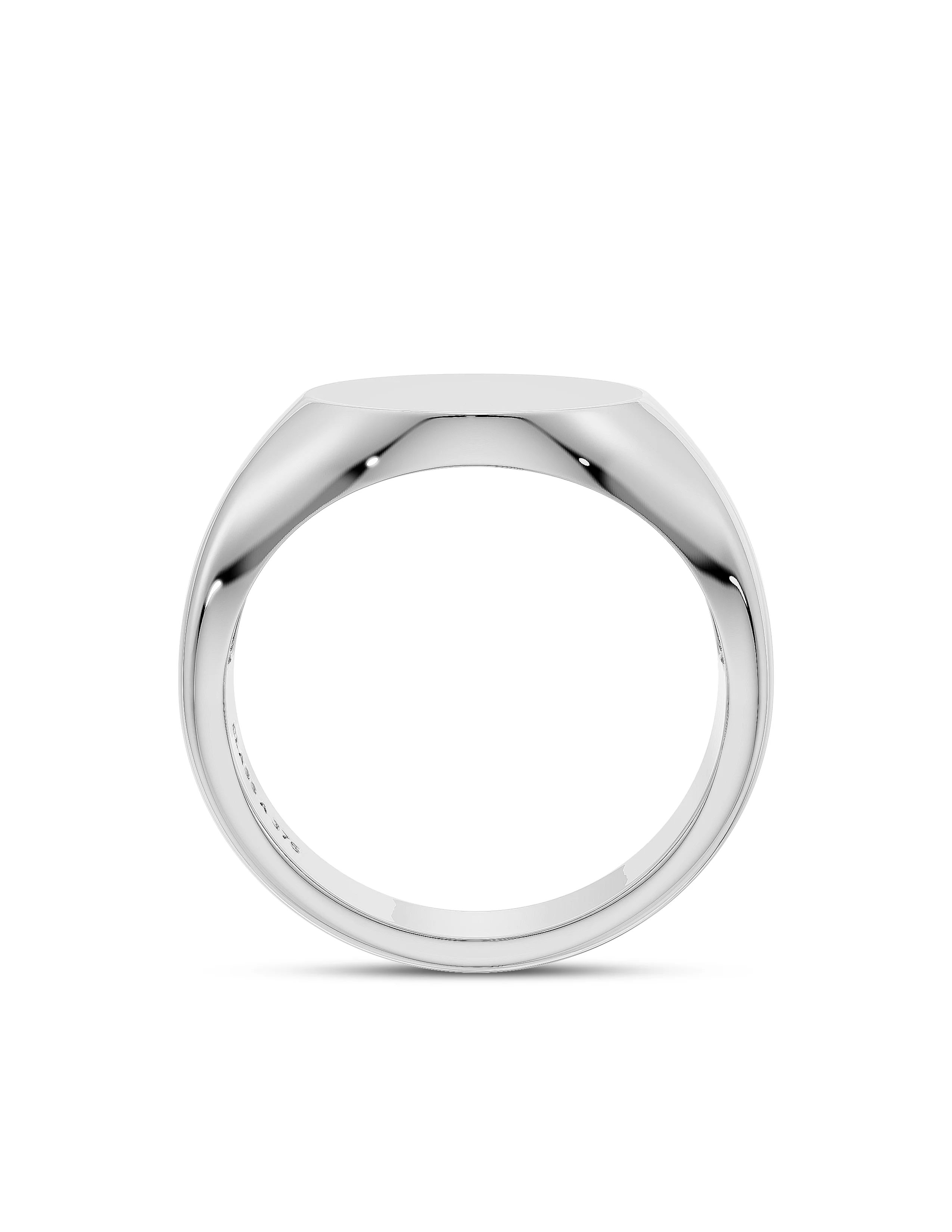Bold Round Signet Ring - Image 13