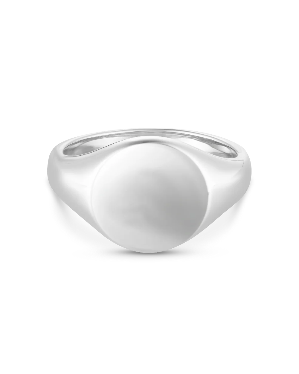 Bold Round Signet Ring - Image 7