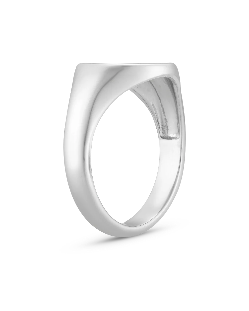 Bold Round Signet Ring - Image 8