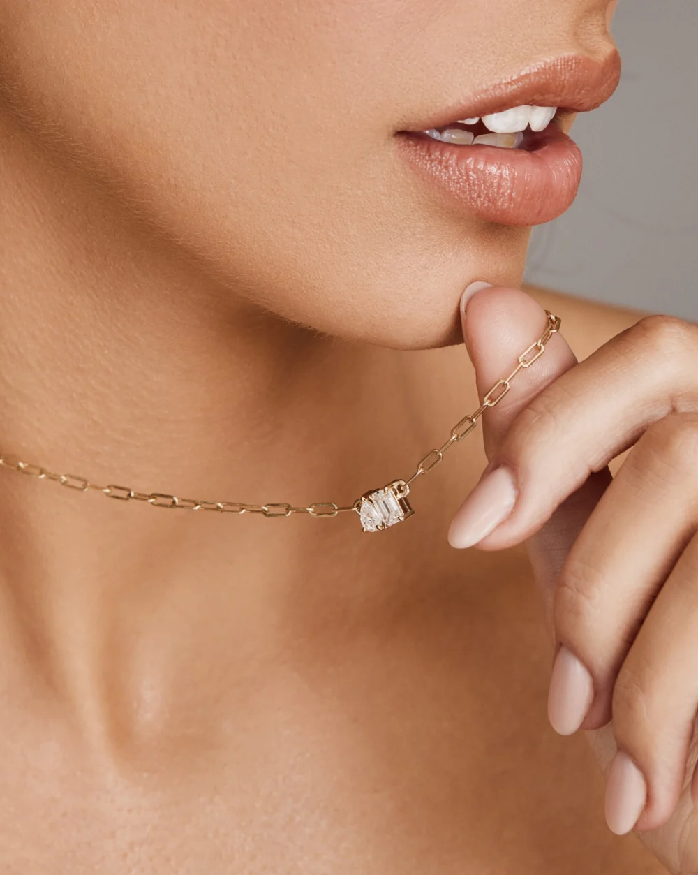 Bridget Double Diamond Toi et Moi Necklace - Image 17
