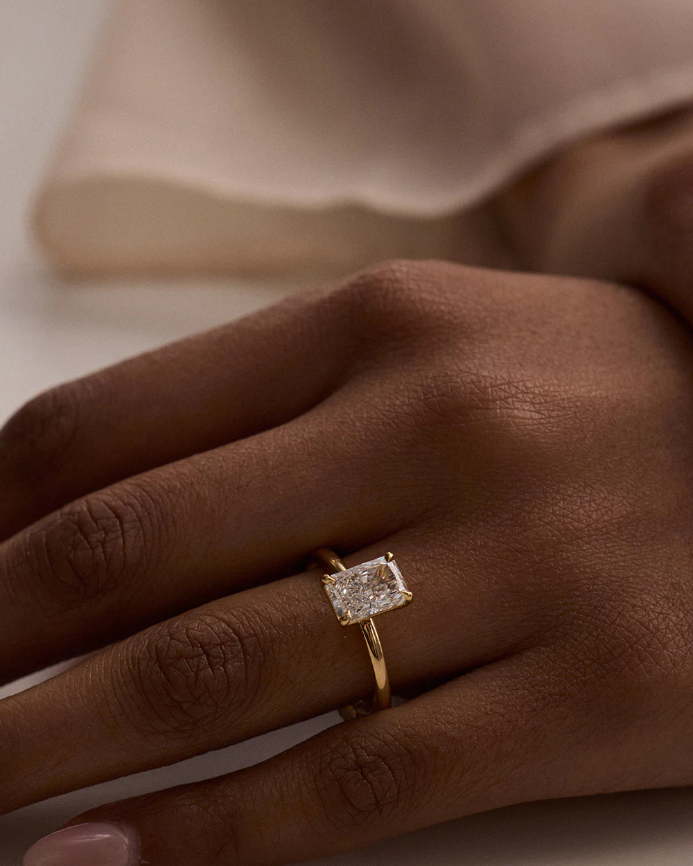 Carrie 2.09ct Radiant Cut Engagement Ring - Image 2