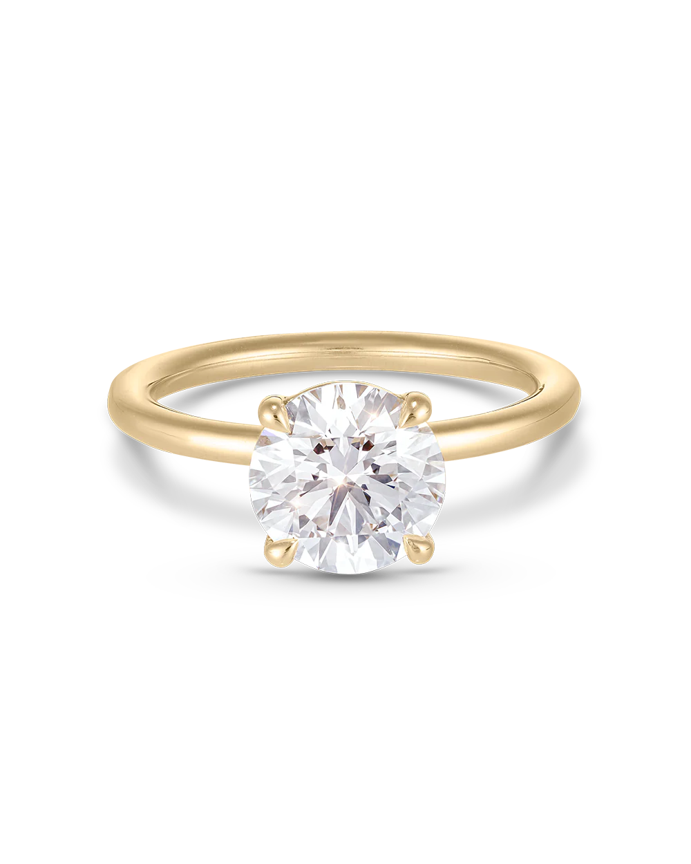 Emilie 2.09ct Round Diamond Engagement Ring