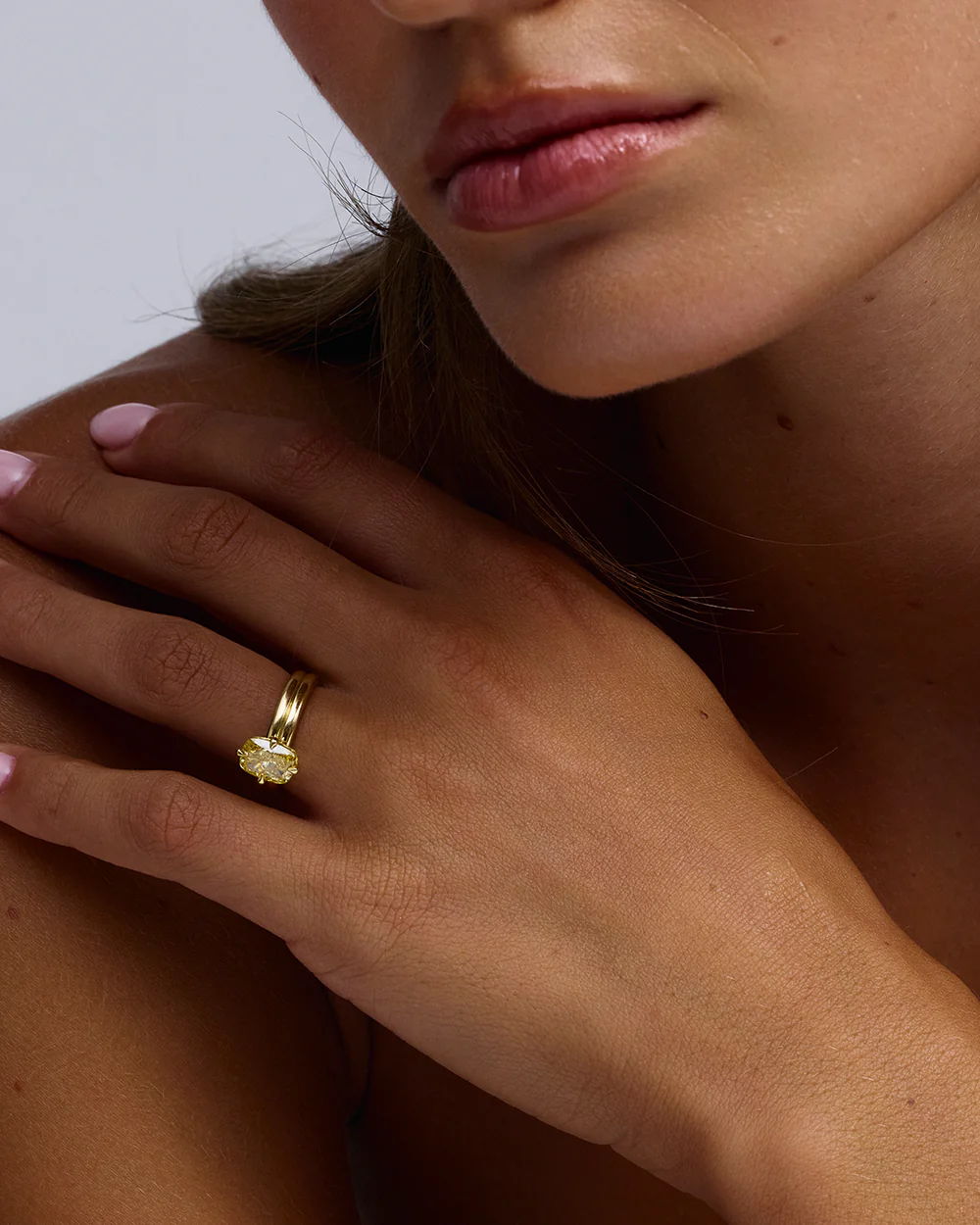 Esme 2.16ct Yellow Diamond Ring - Image 3