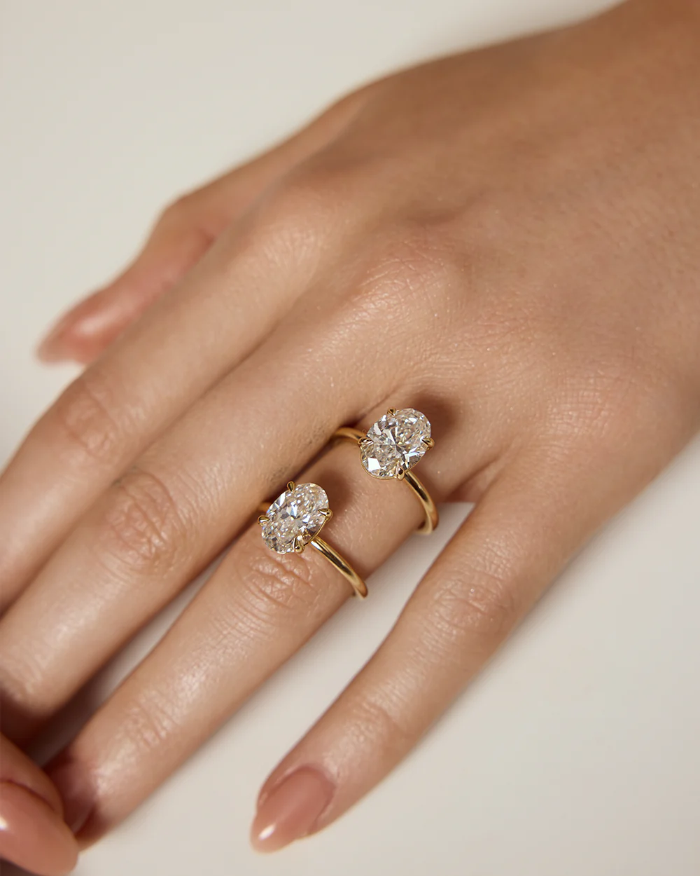 Grace 2.51ct Oval Diamond Solitaire Engagement Ring - Image 3