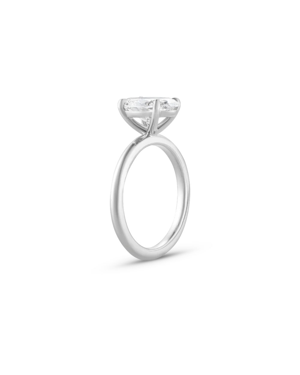 Grace 2.5ct Oval Diamond Solitaire Engagement Ring - Image 2