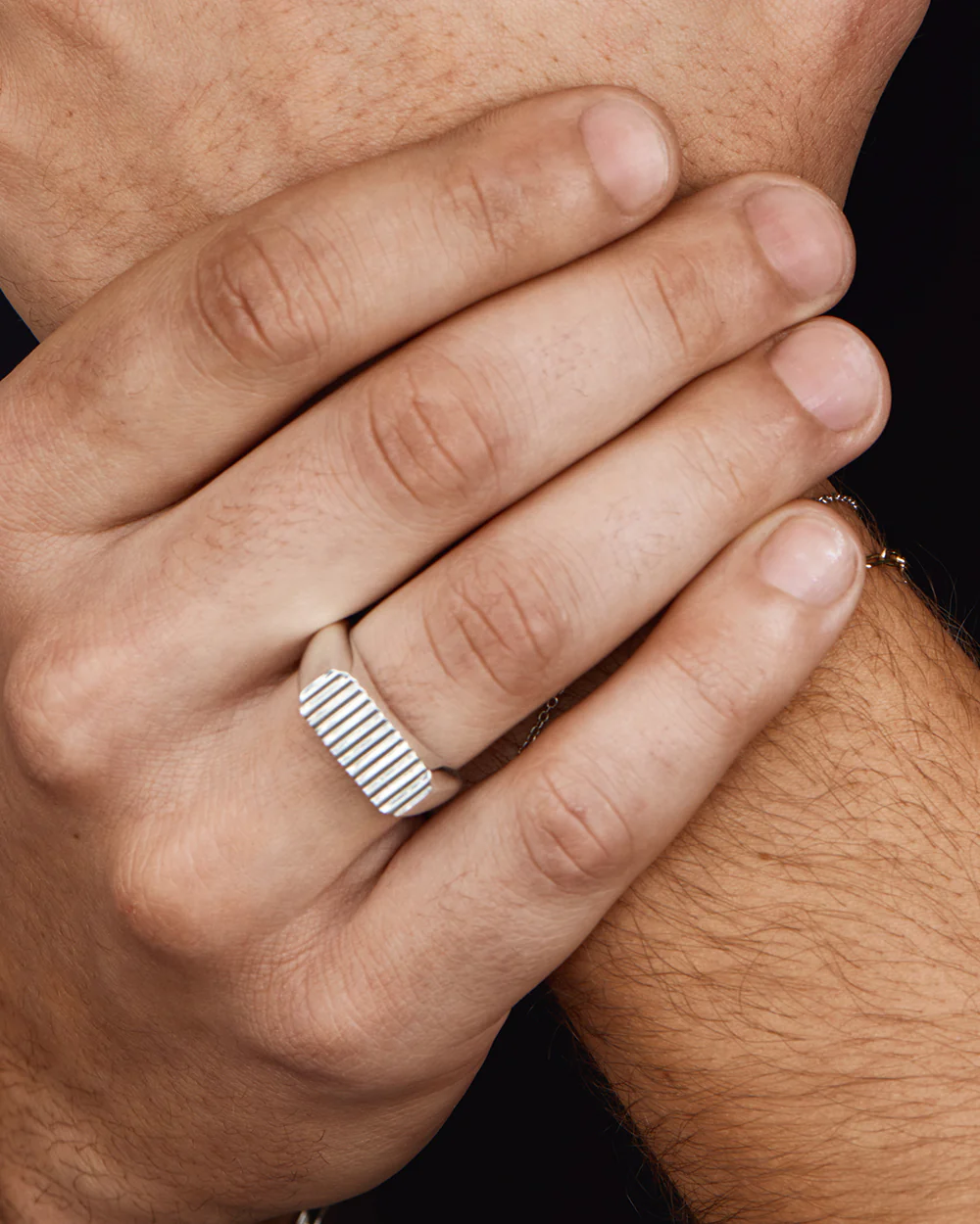 Groove Signet Ring - Image 3