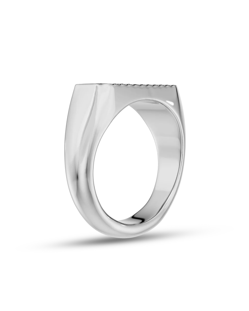 Groove Signet Ring - Image 5