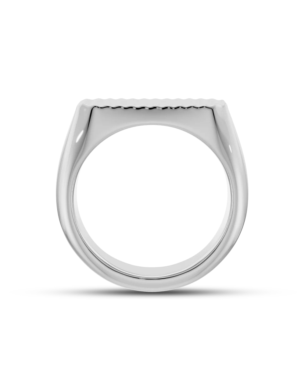 Groove Signet Ring - Image 6