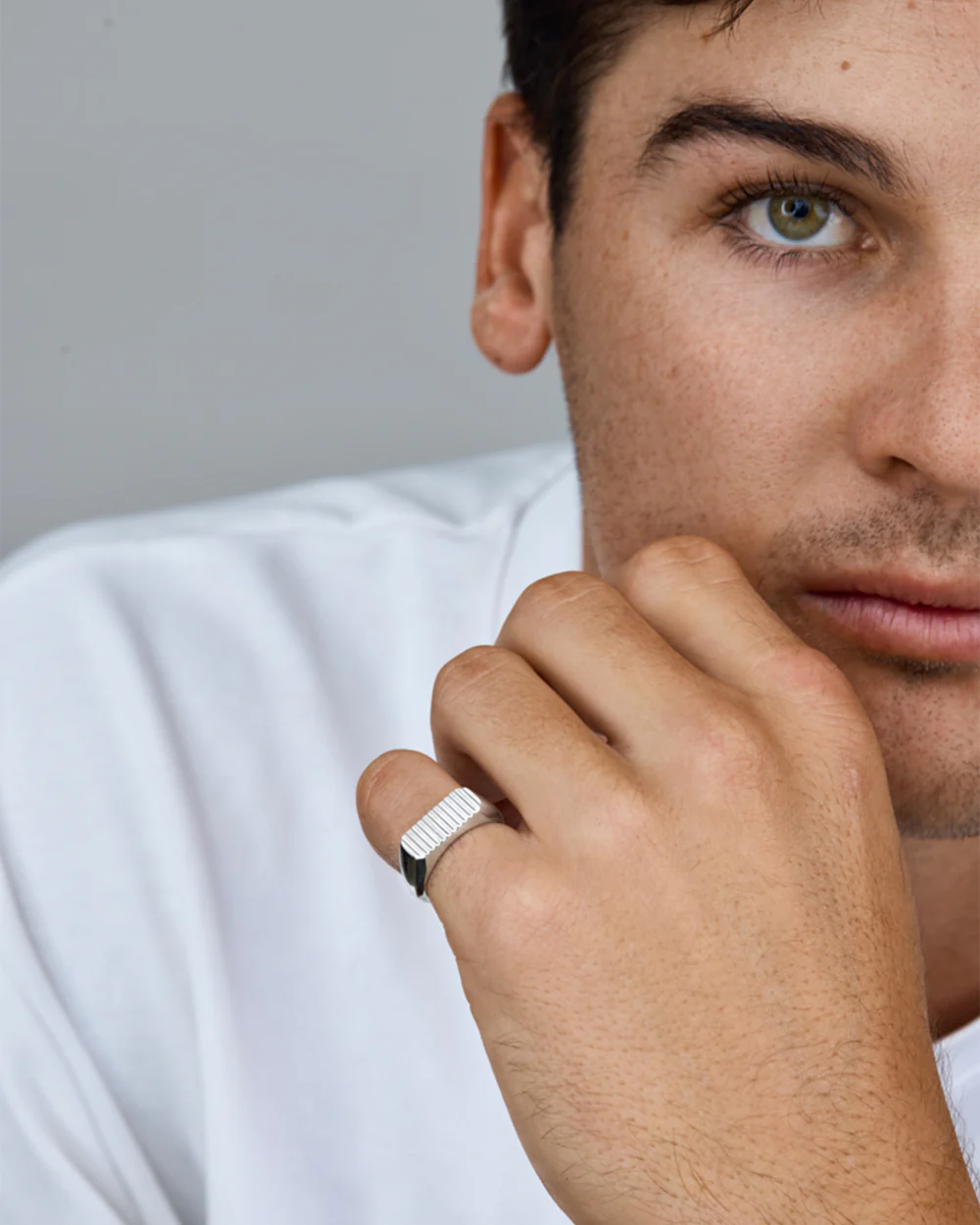 Groove Signet Ring - Image 7