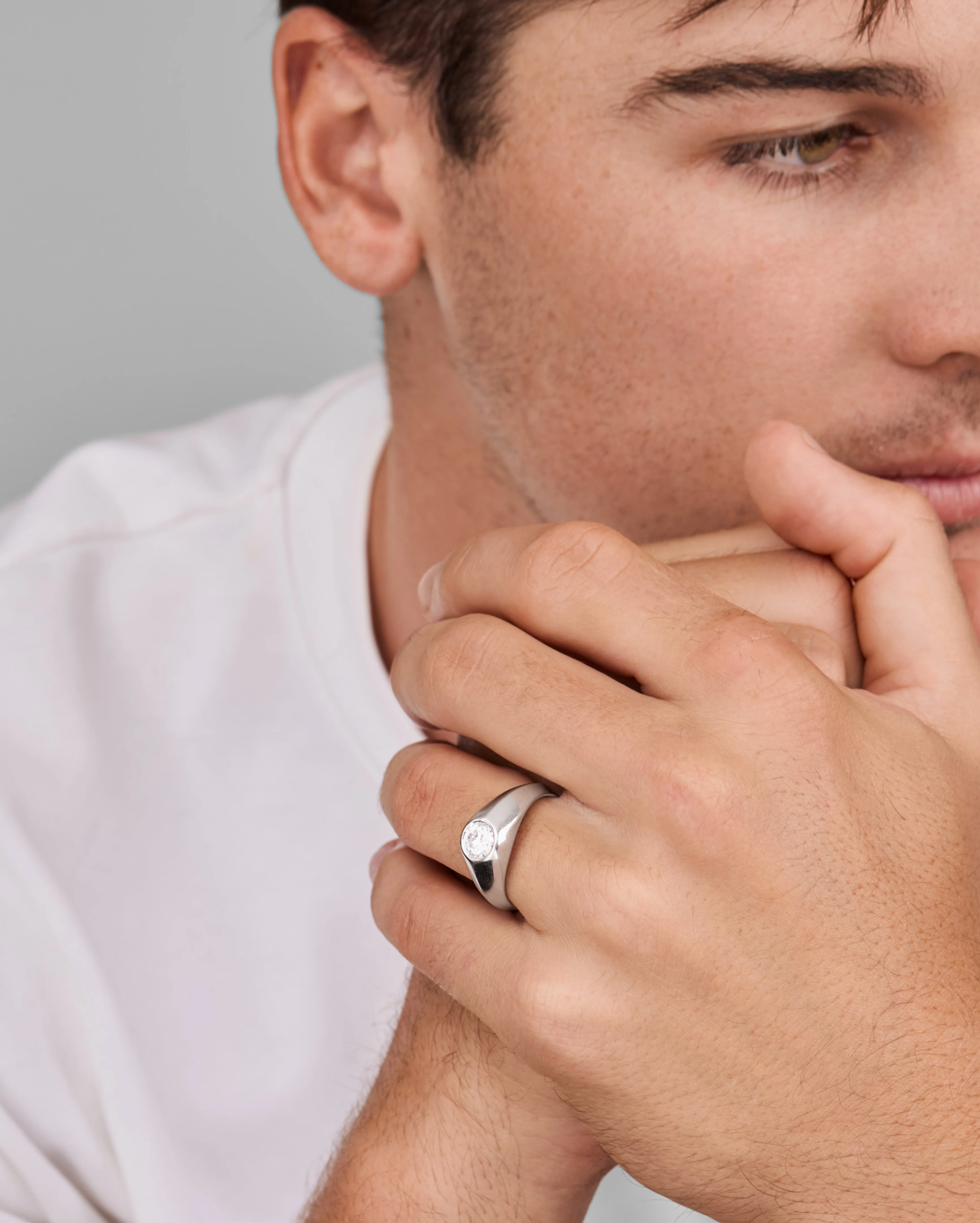 Heath 1.01ct Round Diamond Ring White Gold - Image 5