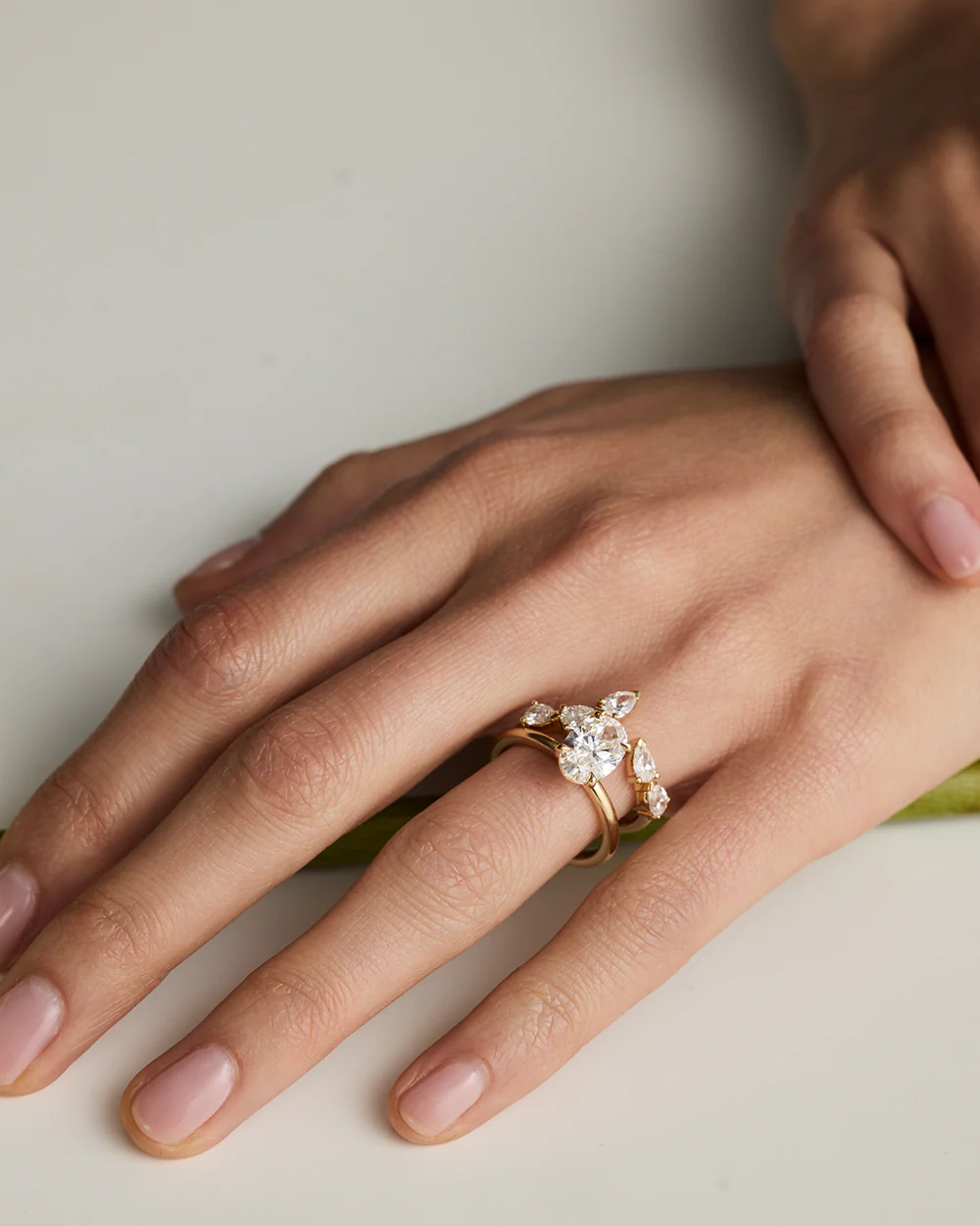 Ines Pear Diamond Wrap - Image 12
