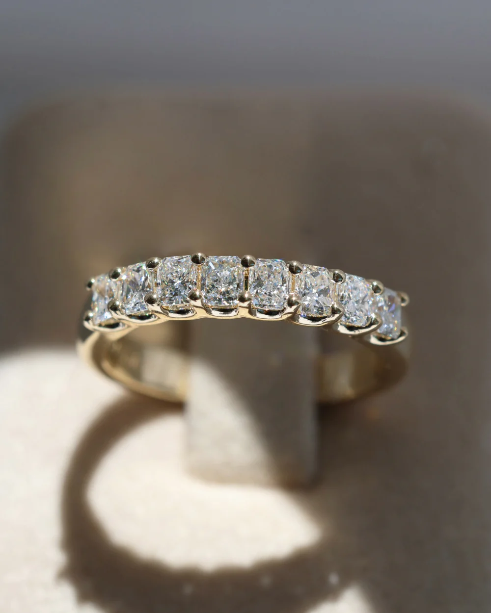Ita Radiant Claw Set Diamond Band - Image 10