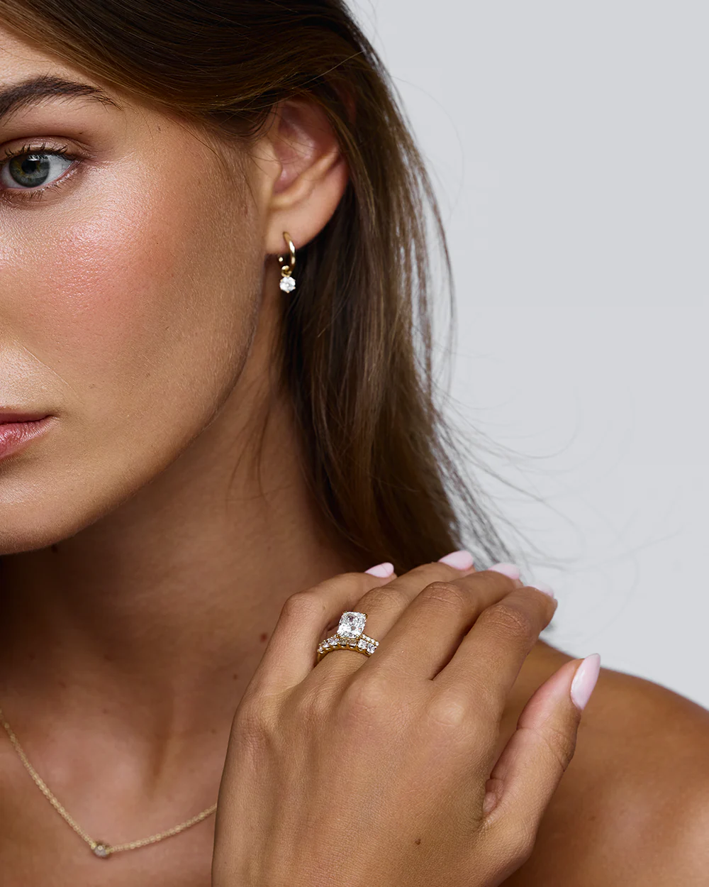 Ita Radiant Claw Set Diamond Band - Image 6