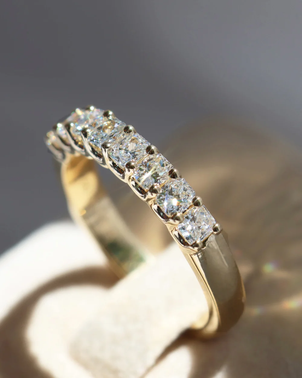 Ita Radiant Claw Set Diamond Band - Image 7