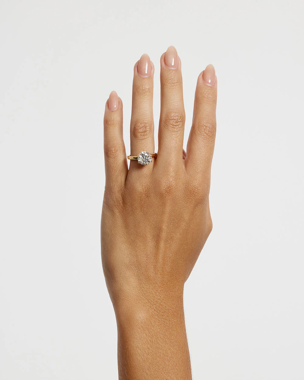 Jessica 3.01ct Brilliant Round Solitaire Diamond Engagement Ring - Image 3