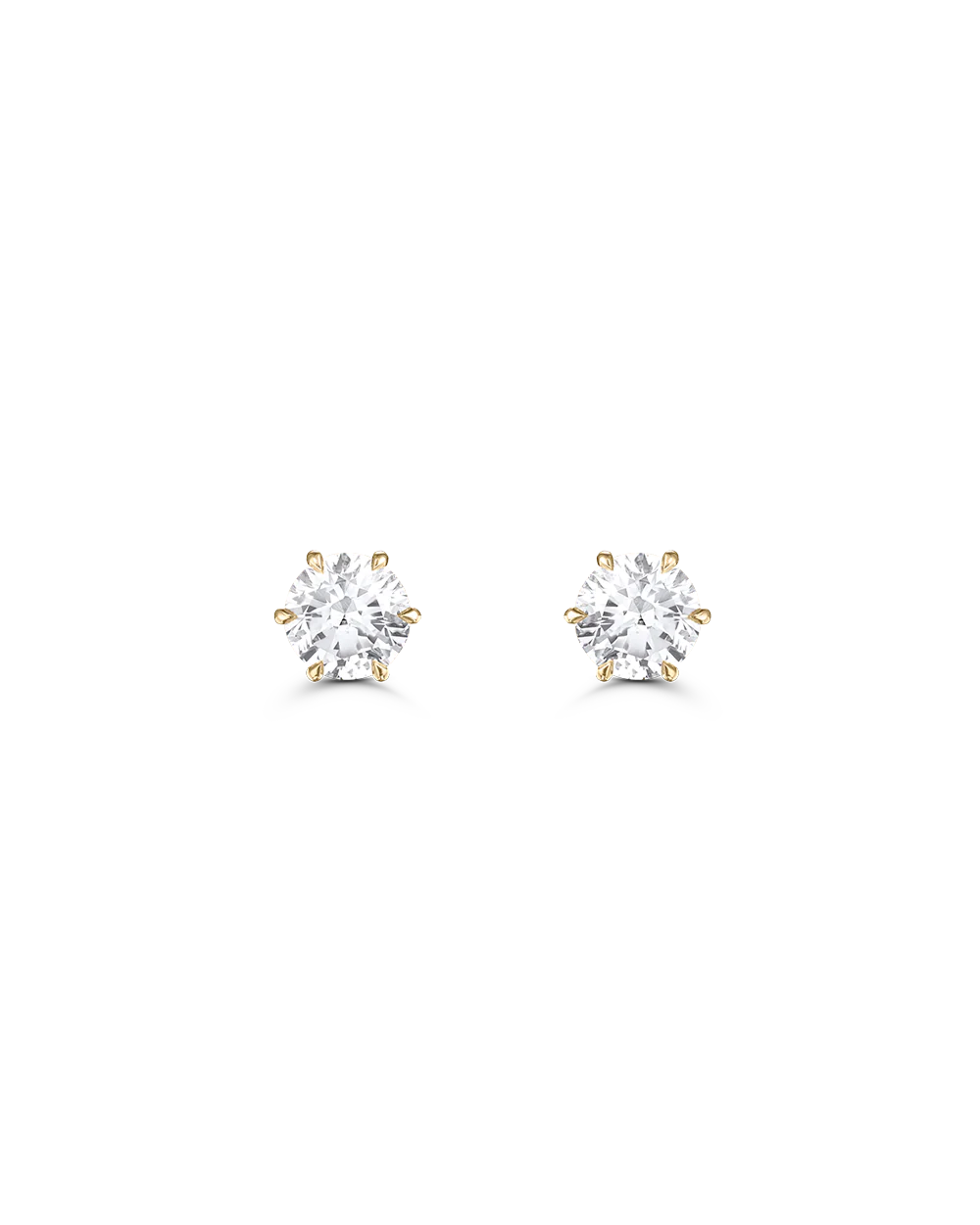 Jessica Round Diamond Studs