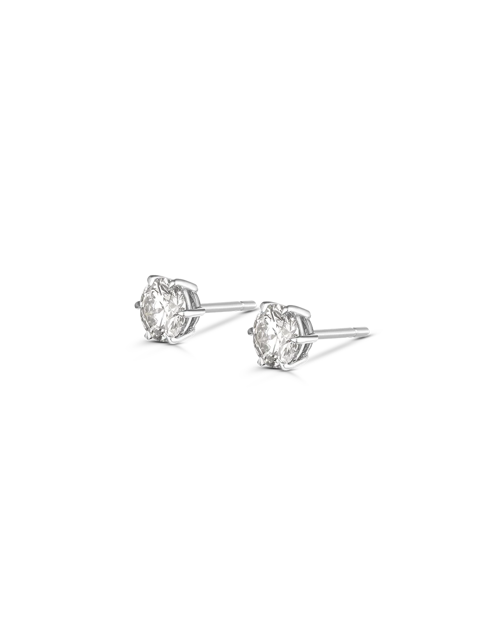 Jessica Round Diamond Studs - Image 10