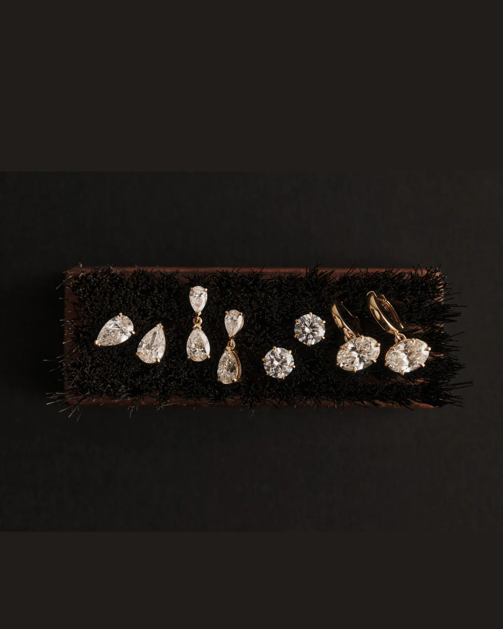 Jessica Round Diamond Studs - Image 9