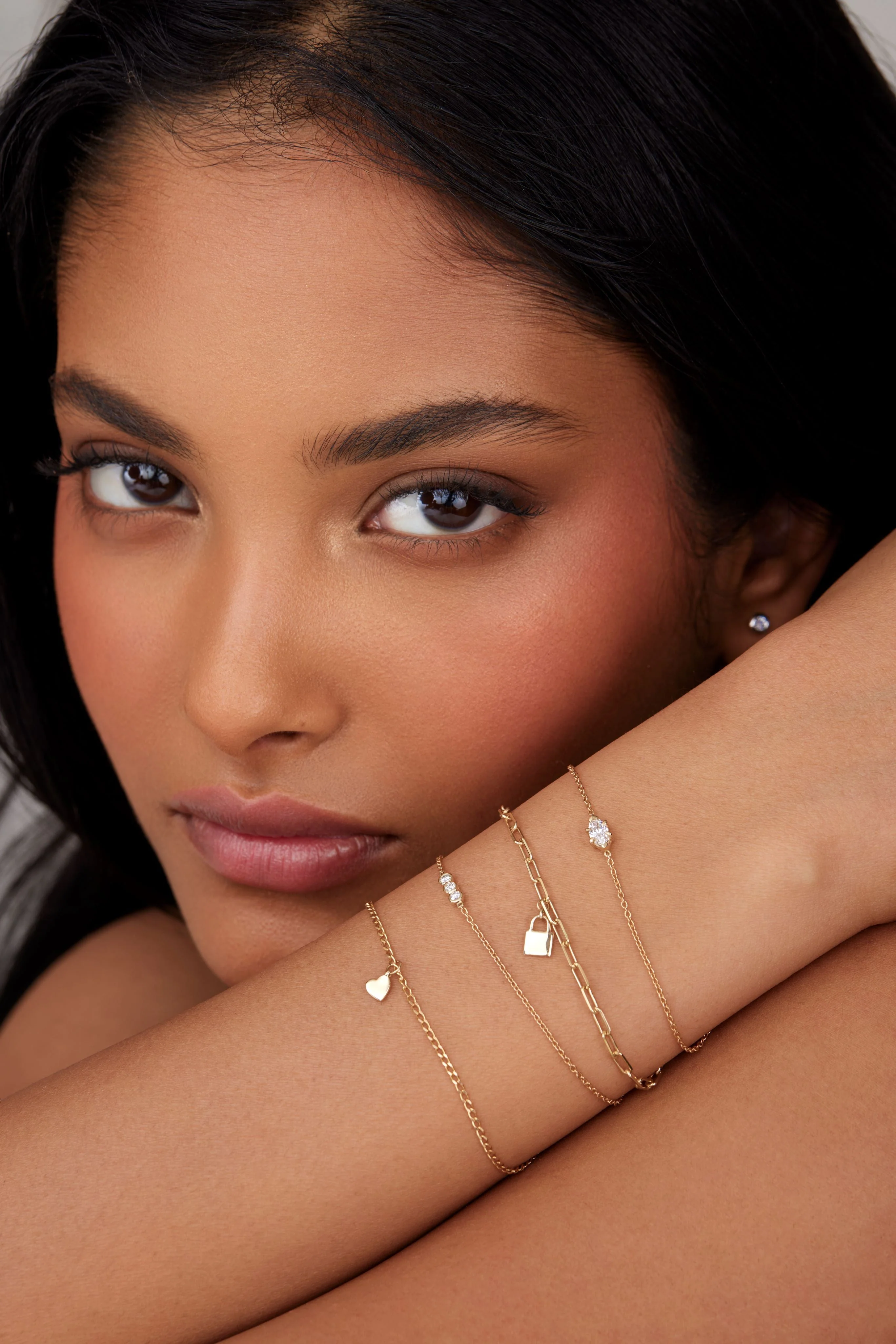 Linked for Life Marquise Solitaire Diamond Bracelet - Image 3