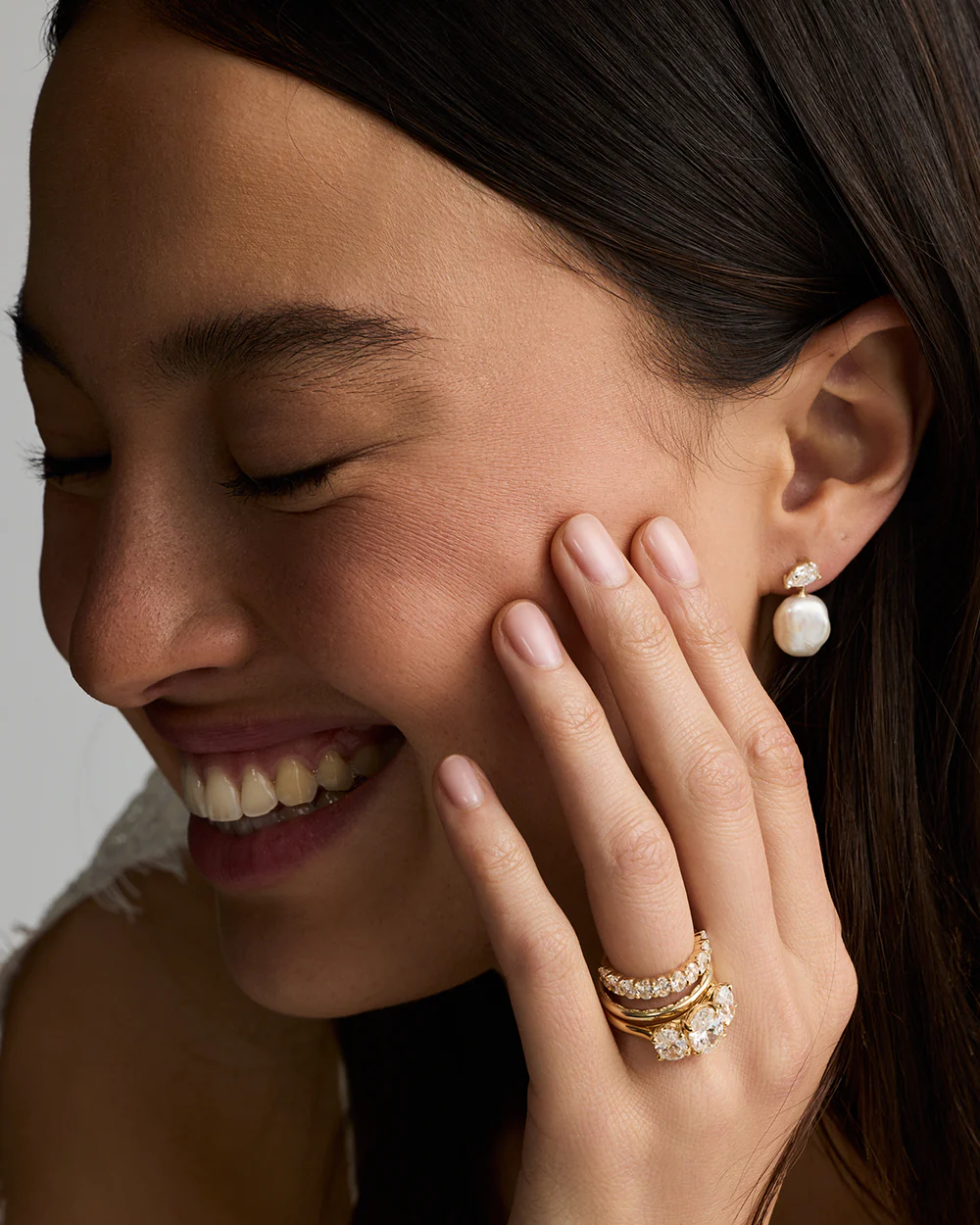 Melora Baroque Pearl Earrings - Image 2