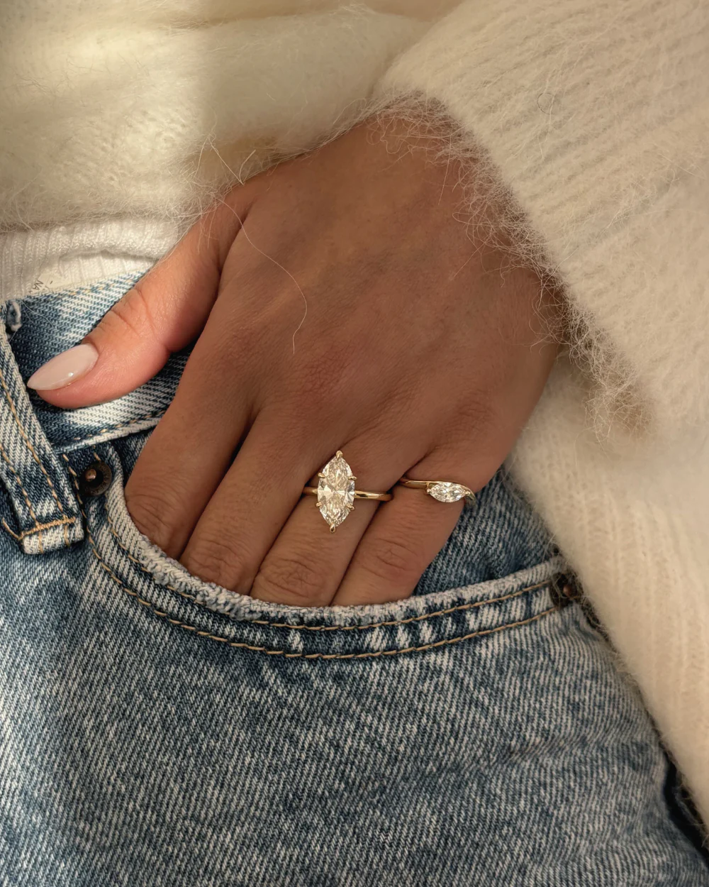 Montana 2.01ct Marquise Solitaire Engagement Ring - Image 6