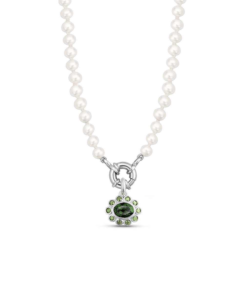 Ophelia Pendant - Green Tourmaline - Image 13