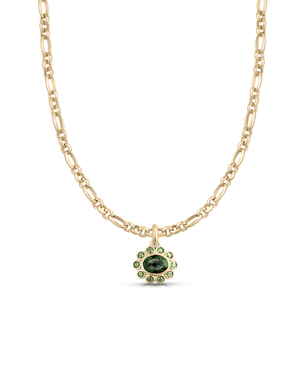 Ophelia Pendant - Green Tourmaline - Image 5